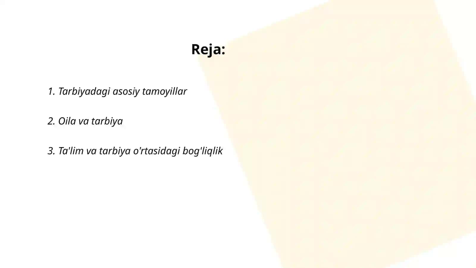 Tarbiya prinsiplari 2