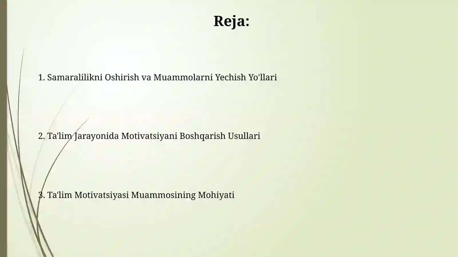 Ta'lim Jarayonida Motivatsiyani Tashxislash 2