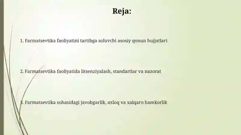 Dorixonalar faoliyatini tartibga solishning me'yoriy -huquqiy asoslari 2