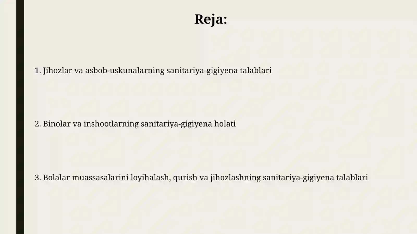 Bolalar muassasalarini loyihalashtirish, qurish va jihozlashga bolgan gigiyenik talablar 2