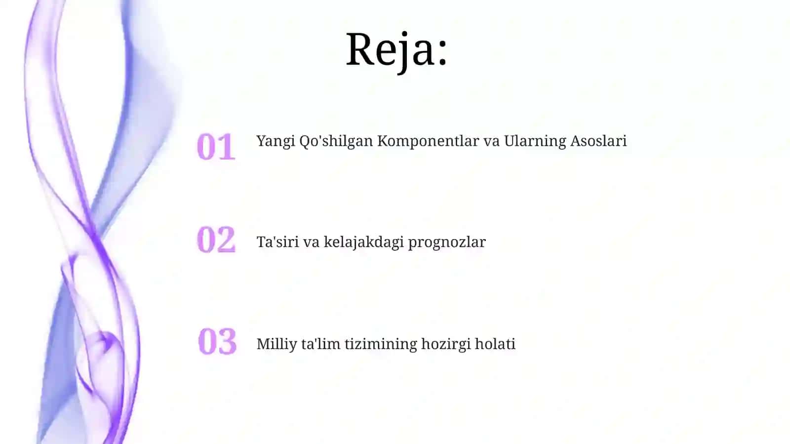 Milliyta'limtizimi va uning yangi komponentlari 2