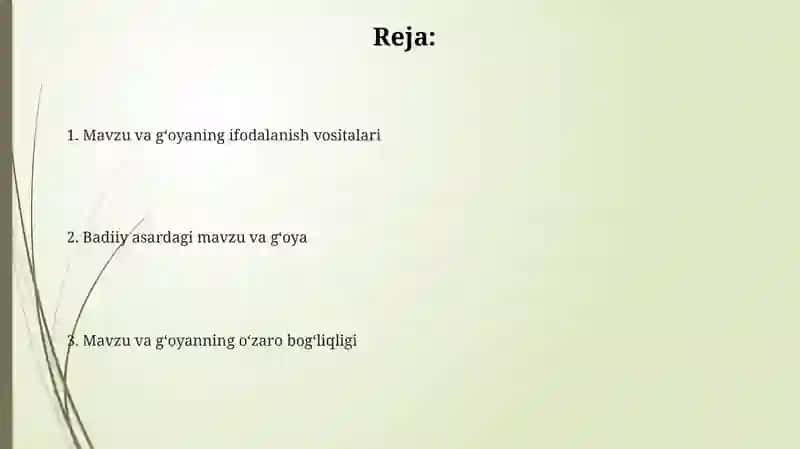 Bad’iy asarda mavzu va g‘oya 2