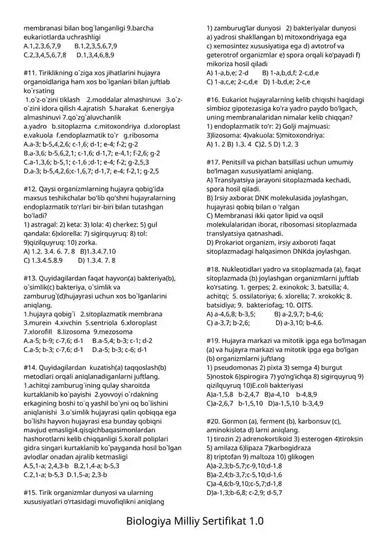 Kimyoviy Elementlar va ularning Vazifalari 2