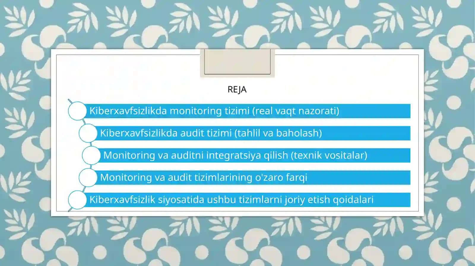 Kiberxavfsizlik siyosatida monitoring va audit tizimlari 2