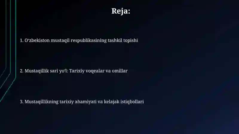 Oʻzbekiston Respublikasining tashkil topishi va uning tarixiy ahamiyati 2