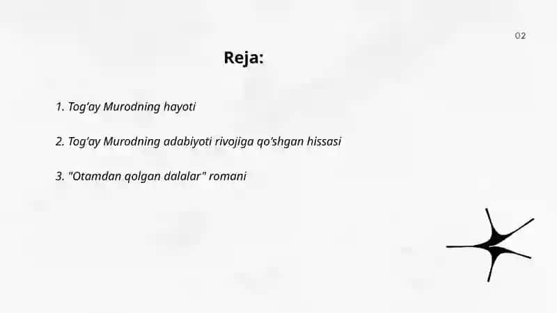 Togʻay Murodning hayoti 2