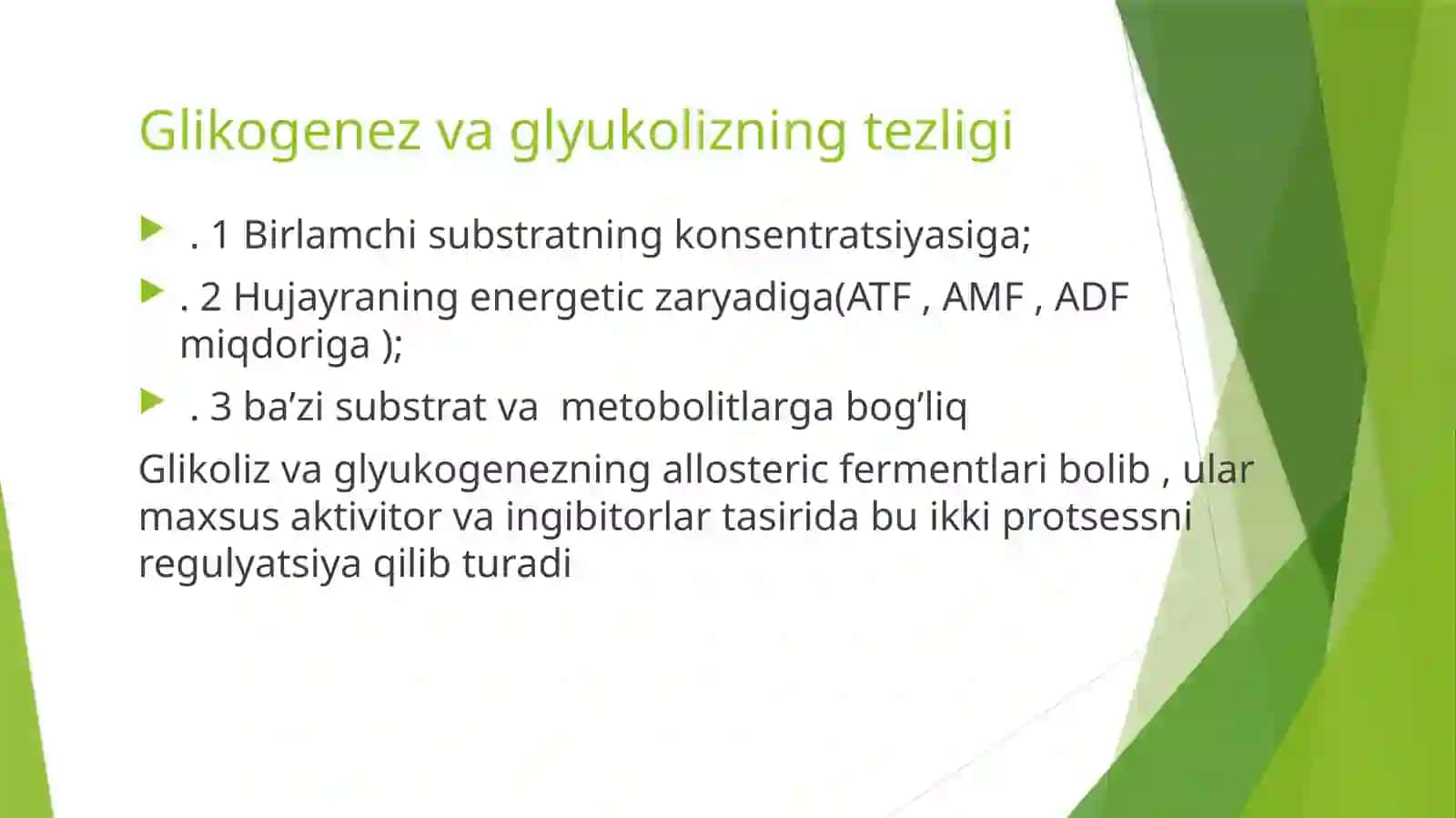 Jigar  glikolizi  glikogenezini  boshqarish. Katexolamin  va  glyukokartikoidning uglevod almashinuviga ta’siri 2
