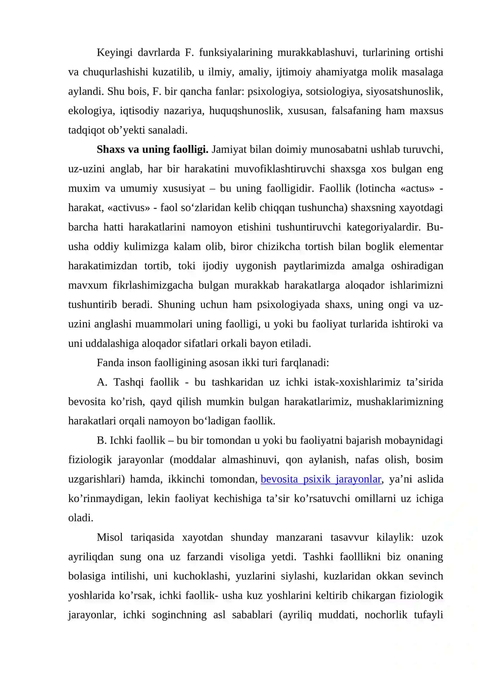 HARAKAT INSON FAOLIYATINING BIRLIGI SIFATIDA 2
