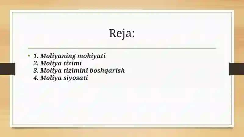 Moliyaviy siyosat 2
