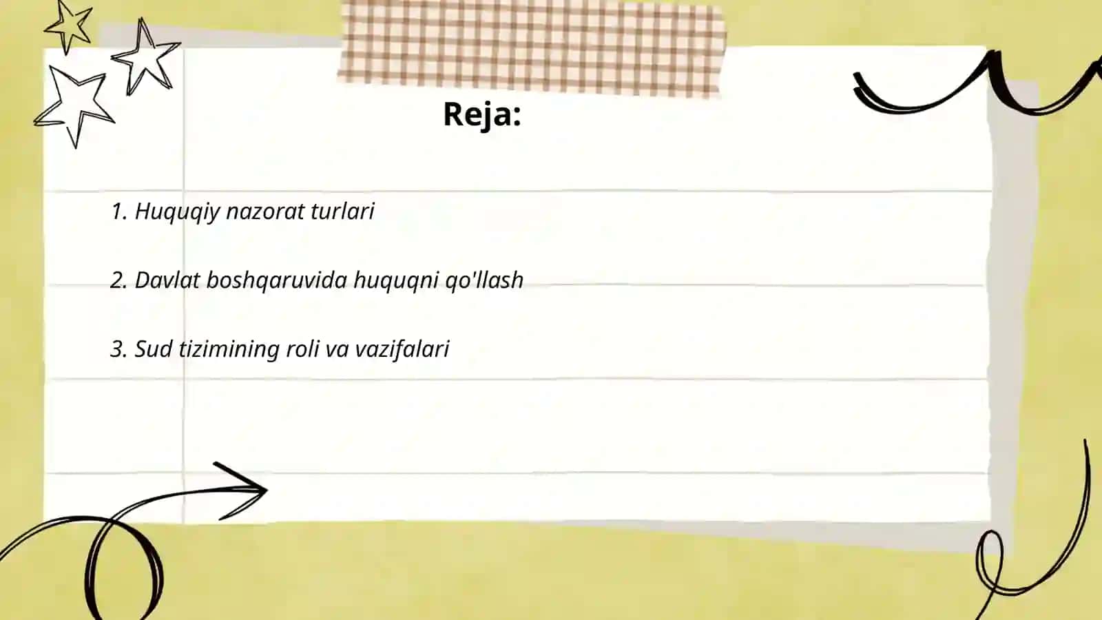 Huquqni amalga oshirish 2