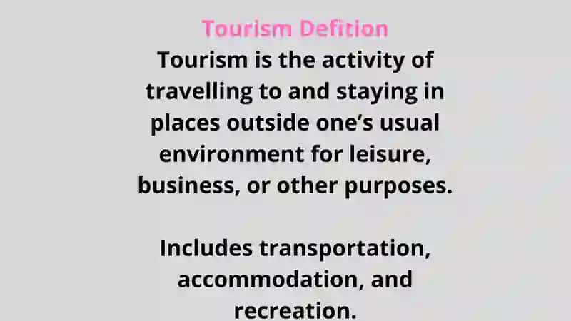 The concept of Tourism Definition, Function and Significance 2