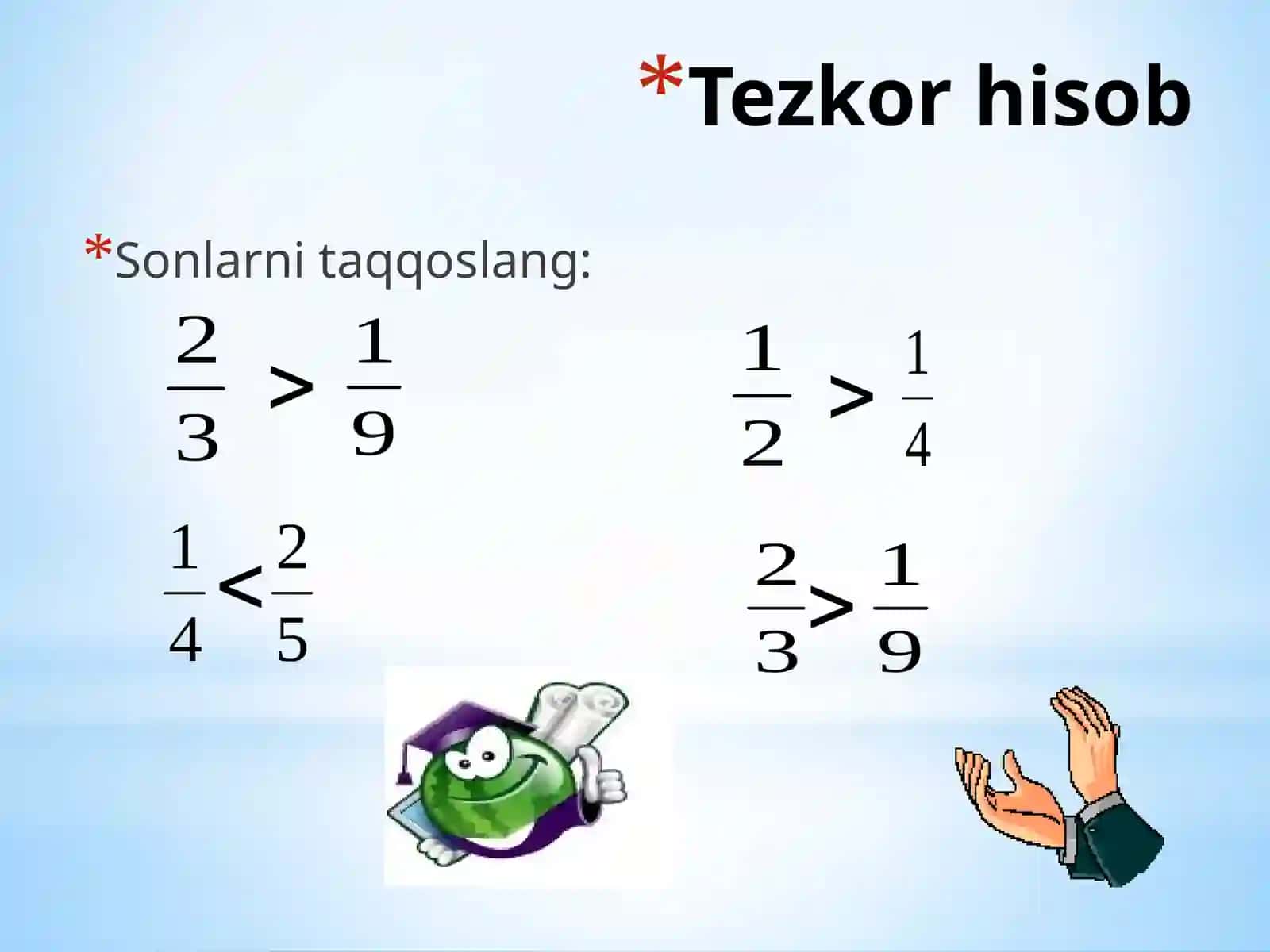 KASRLARGA OID MISOLLAR YECHISH 2