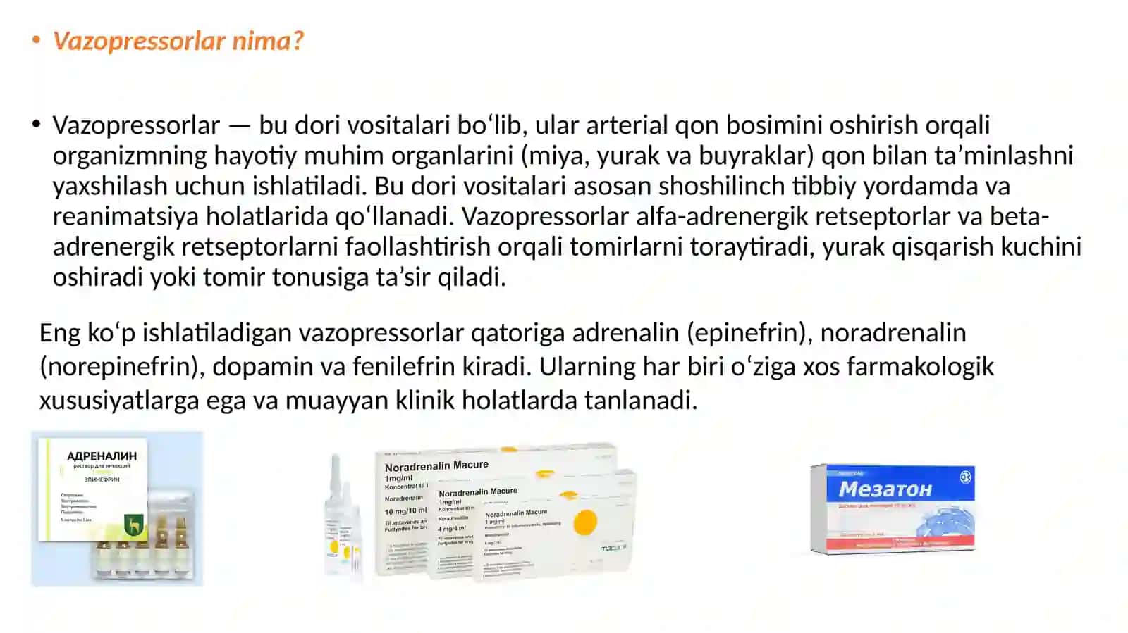 Vazopressorlar 2