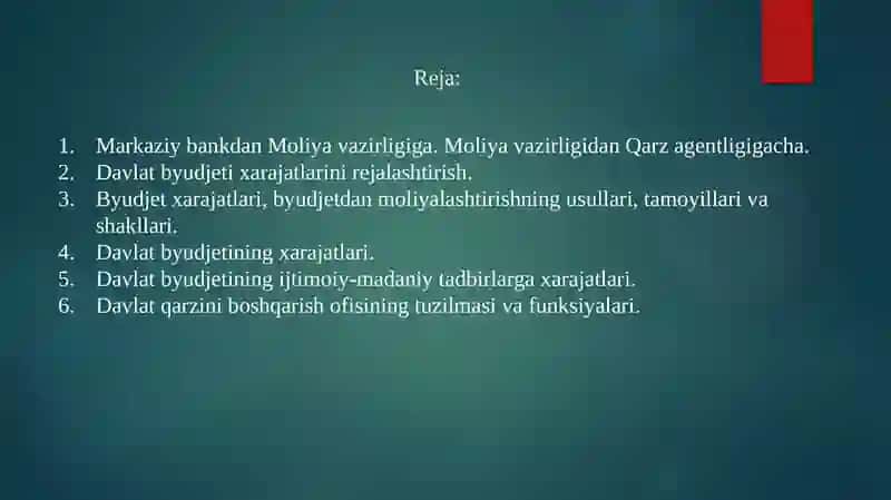 Davlat qarzlarini boshqarishning institutsional jihatlari 2