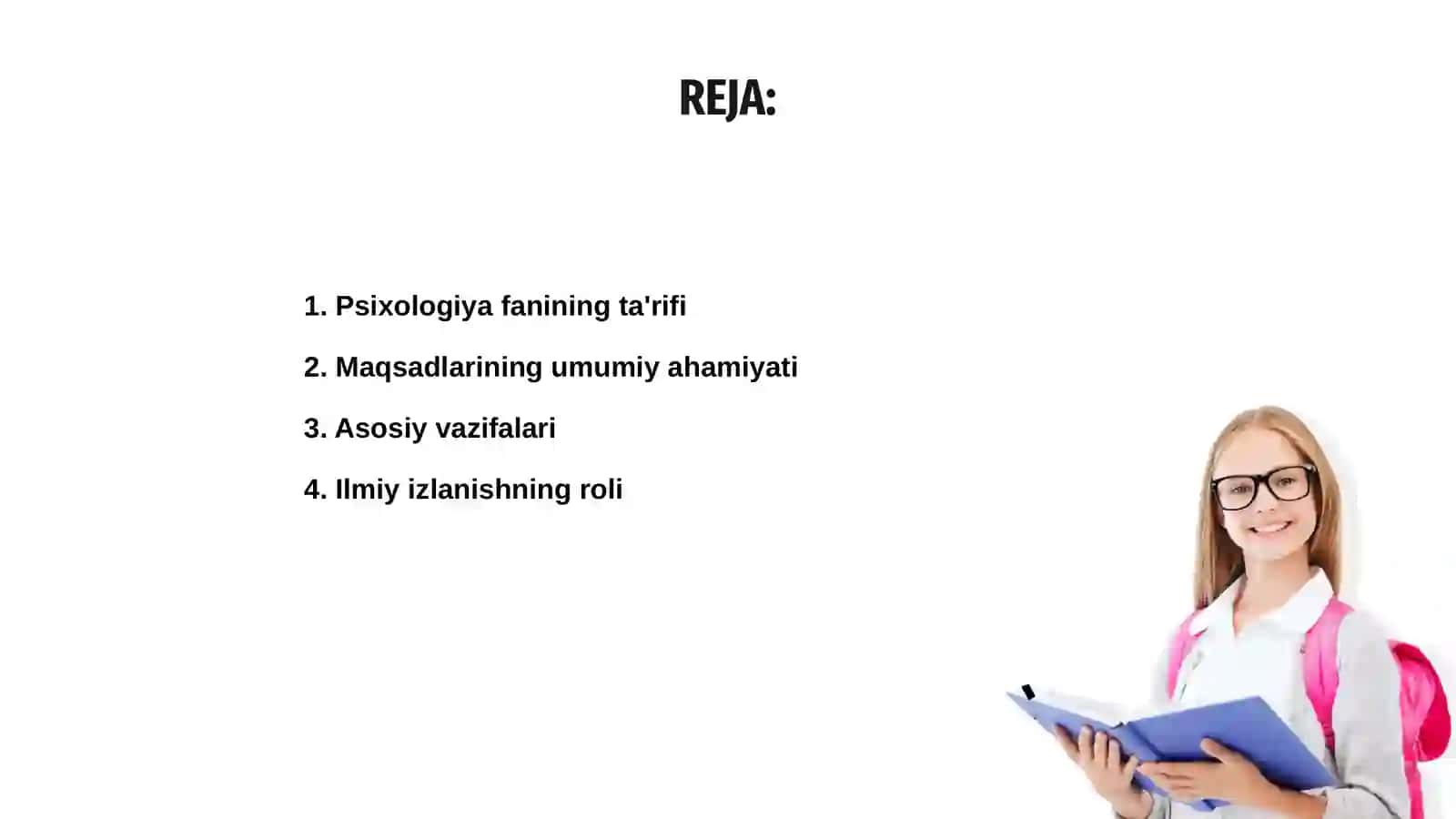 Psixologiya fanining maqsadi va vazifalari 2