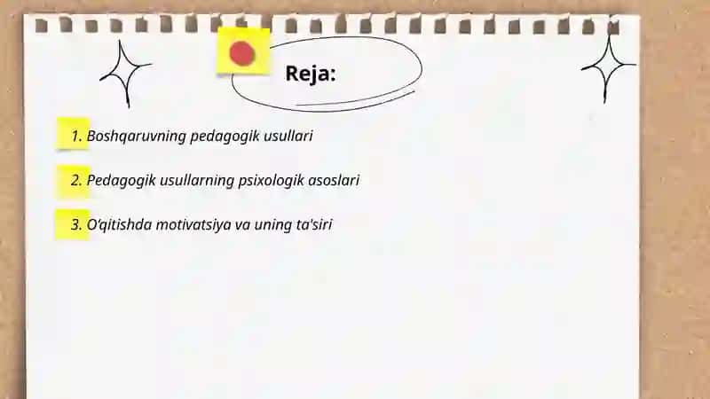 Boshqaruvning pedagogik usullari va ularning psixalogik tasiri 2