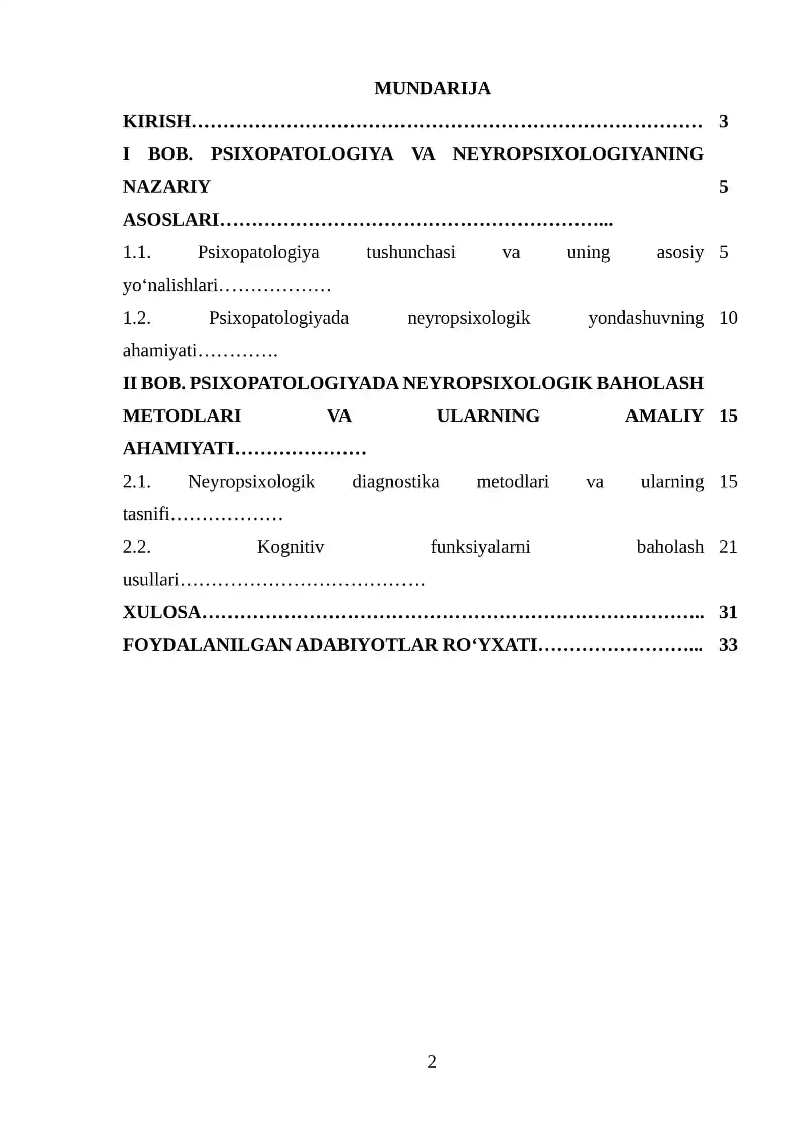 Psixopatologiyada neyropsixologik baholash metodlari 2