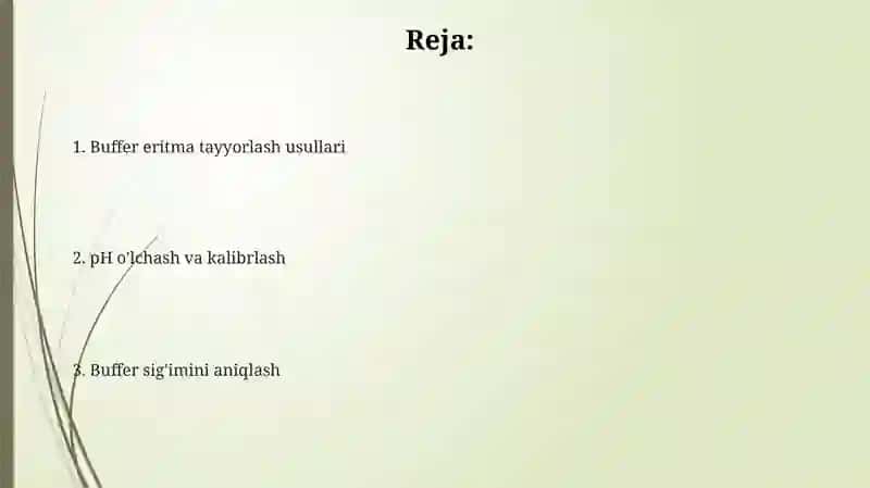 Buffer Eritmalarga Doir Tajriba Metodikalarini Yaratish 2