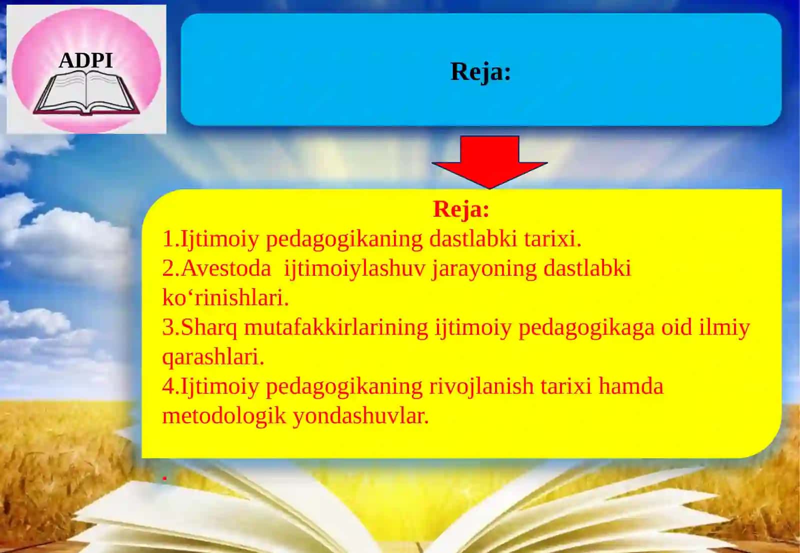O‘zbekistondaijtimoiy pedagogikaning paydo bo‘lishi madaniy-tarixiy, ijtimoiy-xuquqiy shart-sharoitlari 2