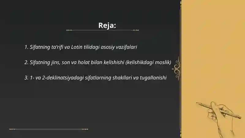 Lotin tilida sifat va uning grammatik kategoriyasi 2