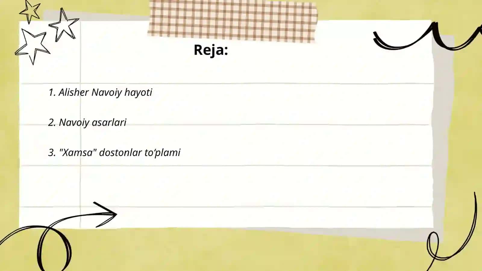 Alisher Navoiy Hayoti 2