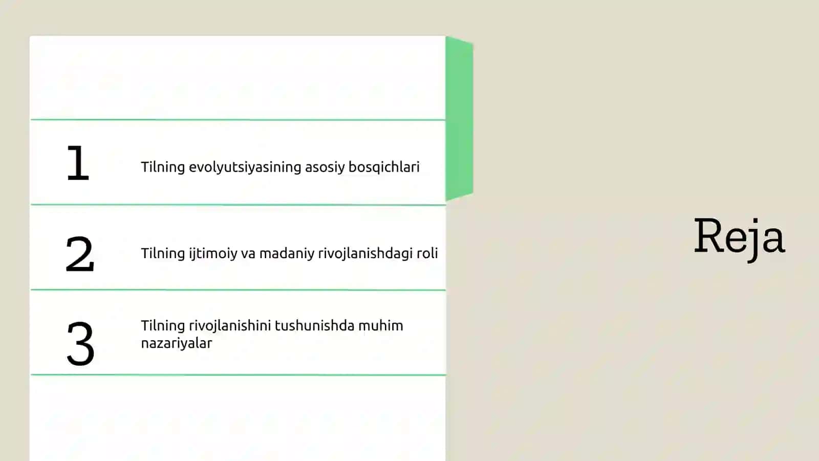 Tilning paydo bôlishi haqida 2