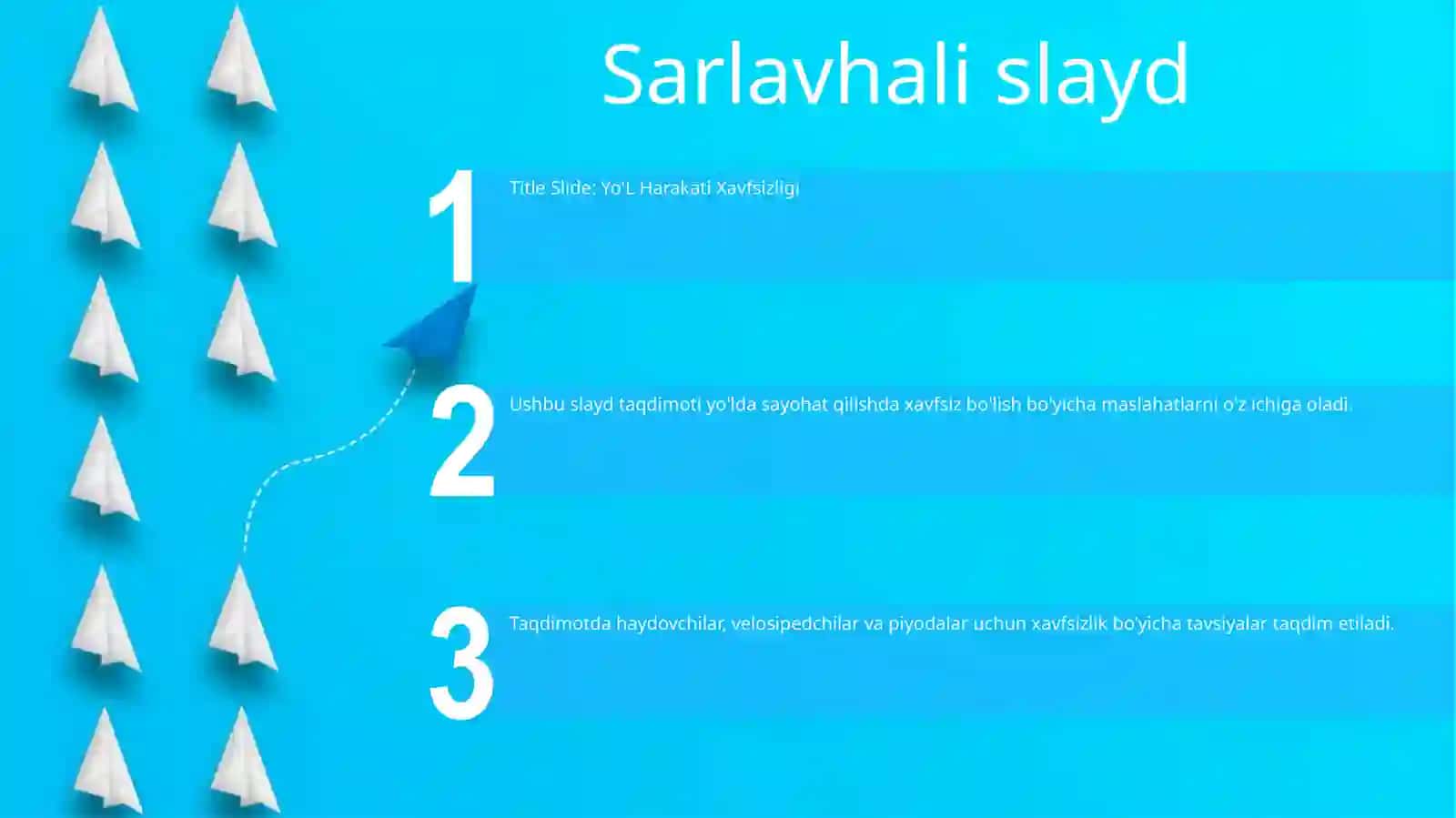 Yo'L Harakati Xavfsizligi 2