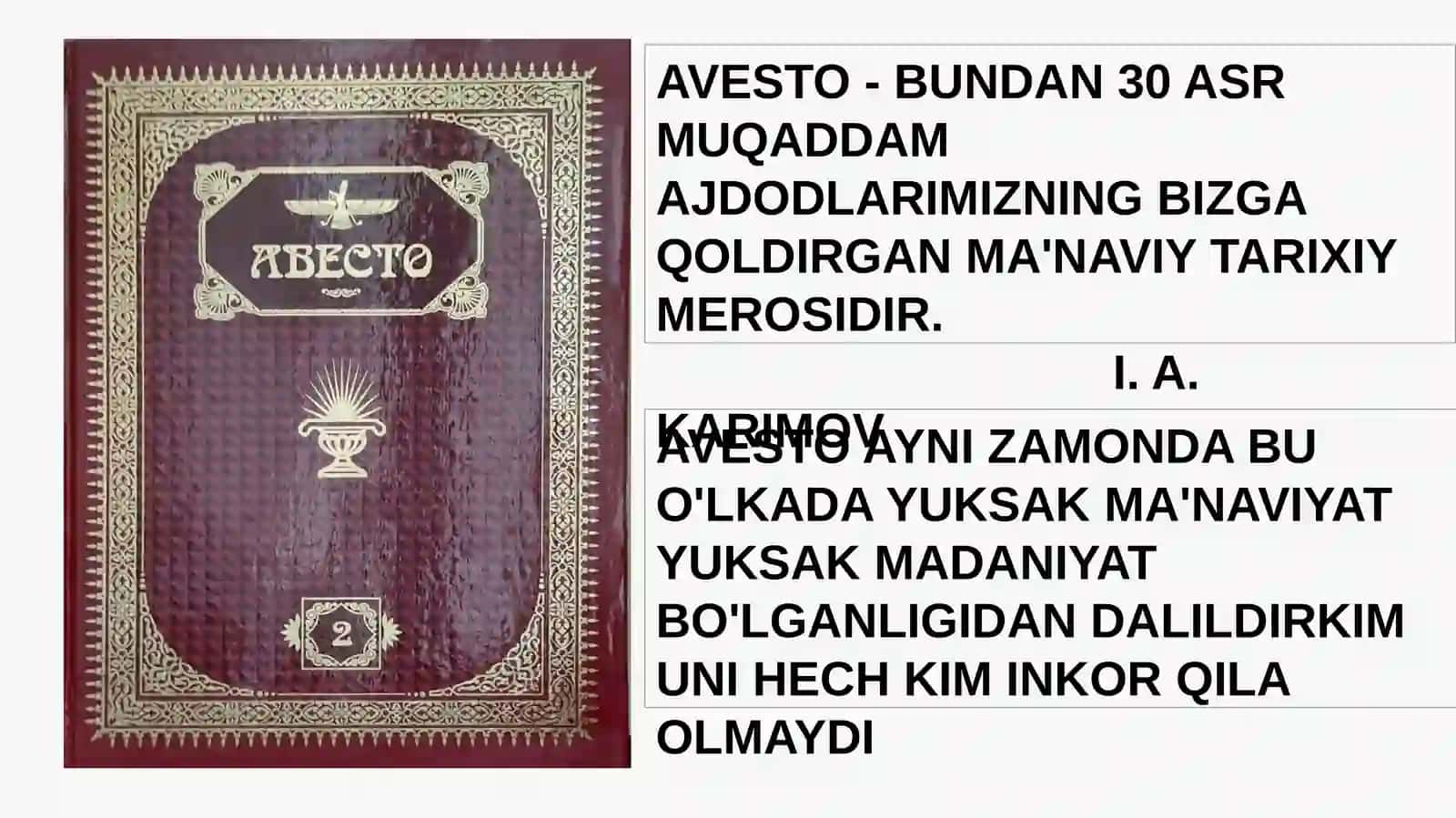 ZARDUSHTIYLIK E'TIQODI 2