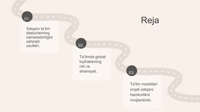 Taʼlim modellari Xalqaro loyihalar va taʼlim dasturlari 2