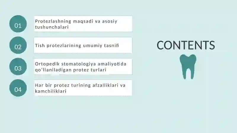 Protezlash. protez turlari 2