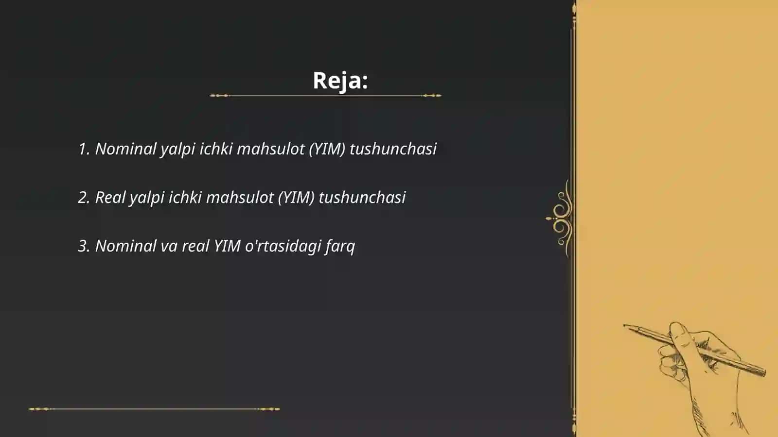Nominal va real yalpi ichki mahsulot 2