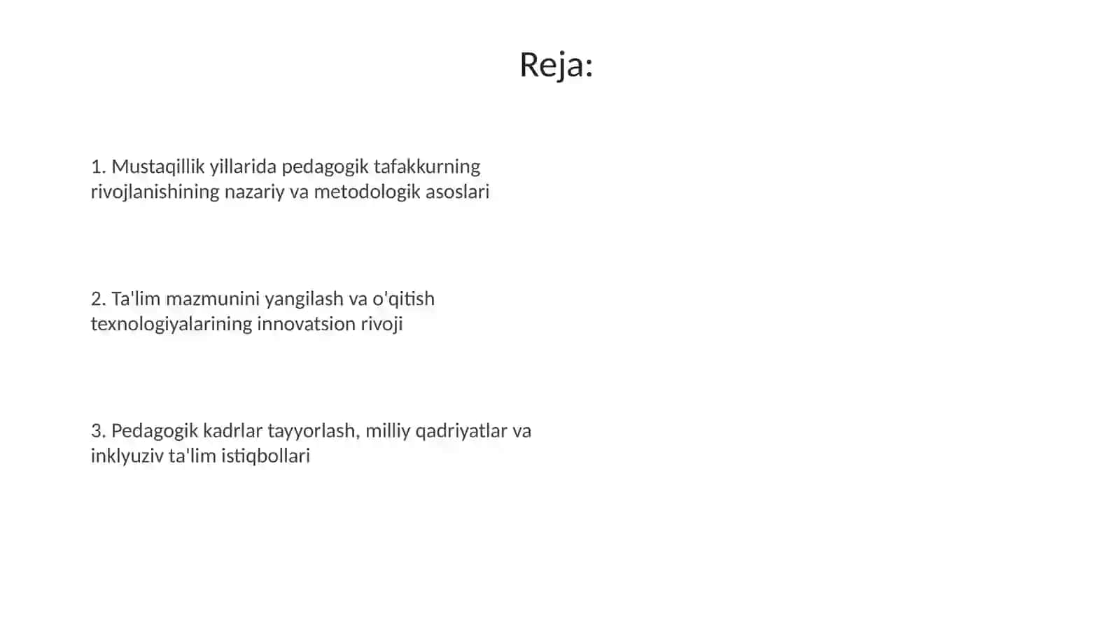 Mustaqillik yillarida pedagogik fikr rivoji 2
