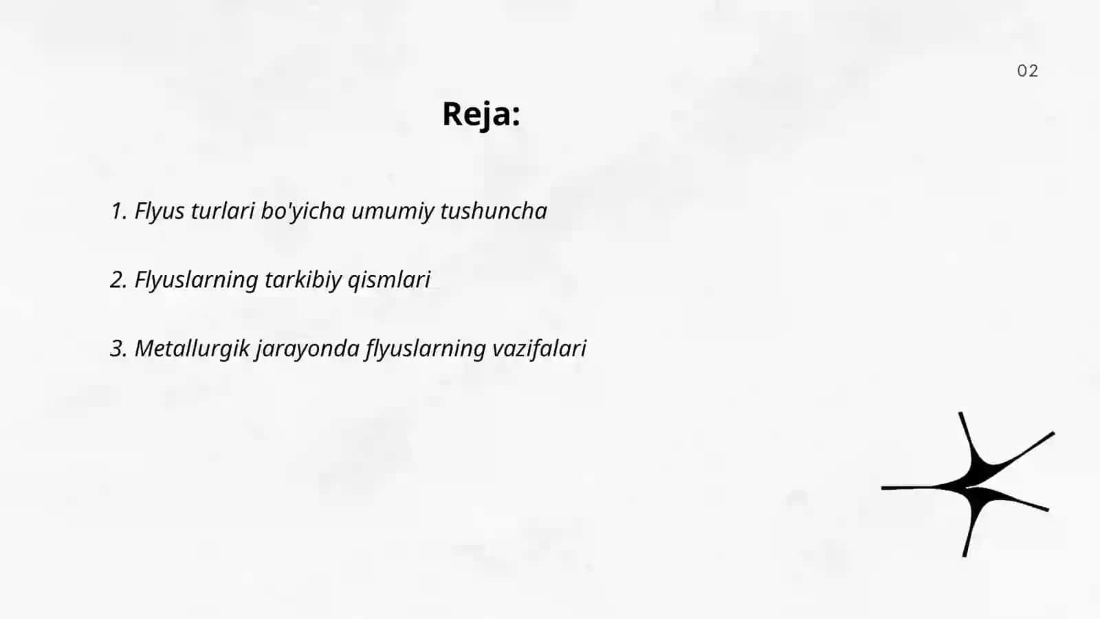 Flyus turlari va ularga qo'yilayotgan talablar 2