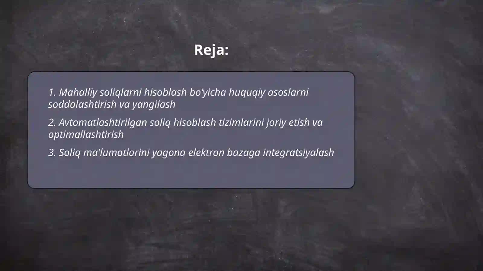 Mahalliysoliqlarni hisoblash jarayonini takomillashtirish 2
