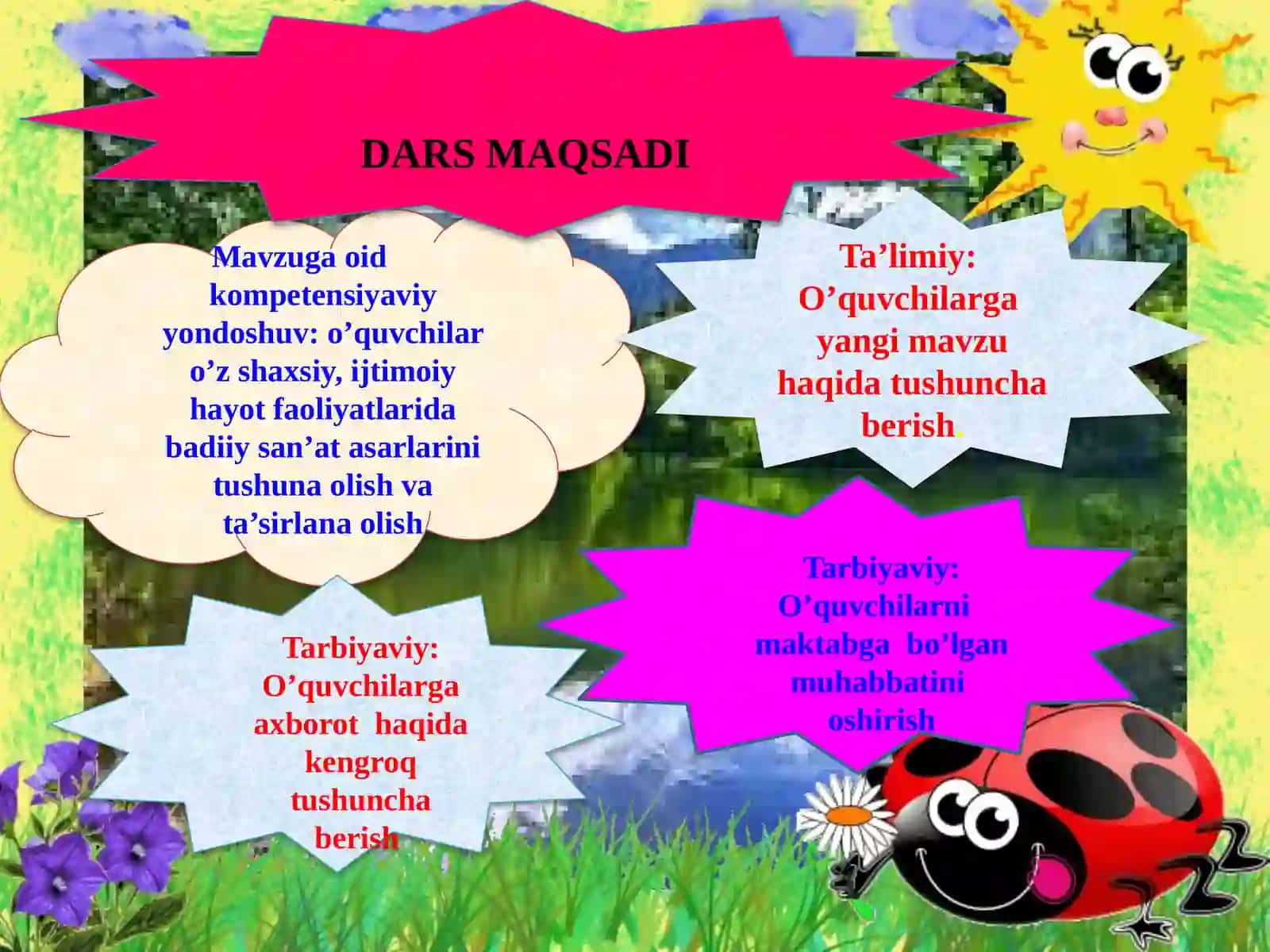 O’QISH FANIDAN BIR SOATLIK DARS ISHLANMASI 2