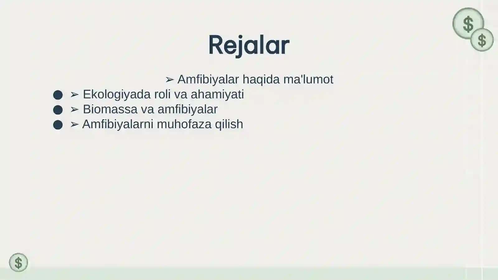AMFIBIYALAR EKOLOGIYASI, AHAMIYATI VA MUHOFAZALANISHI 2