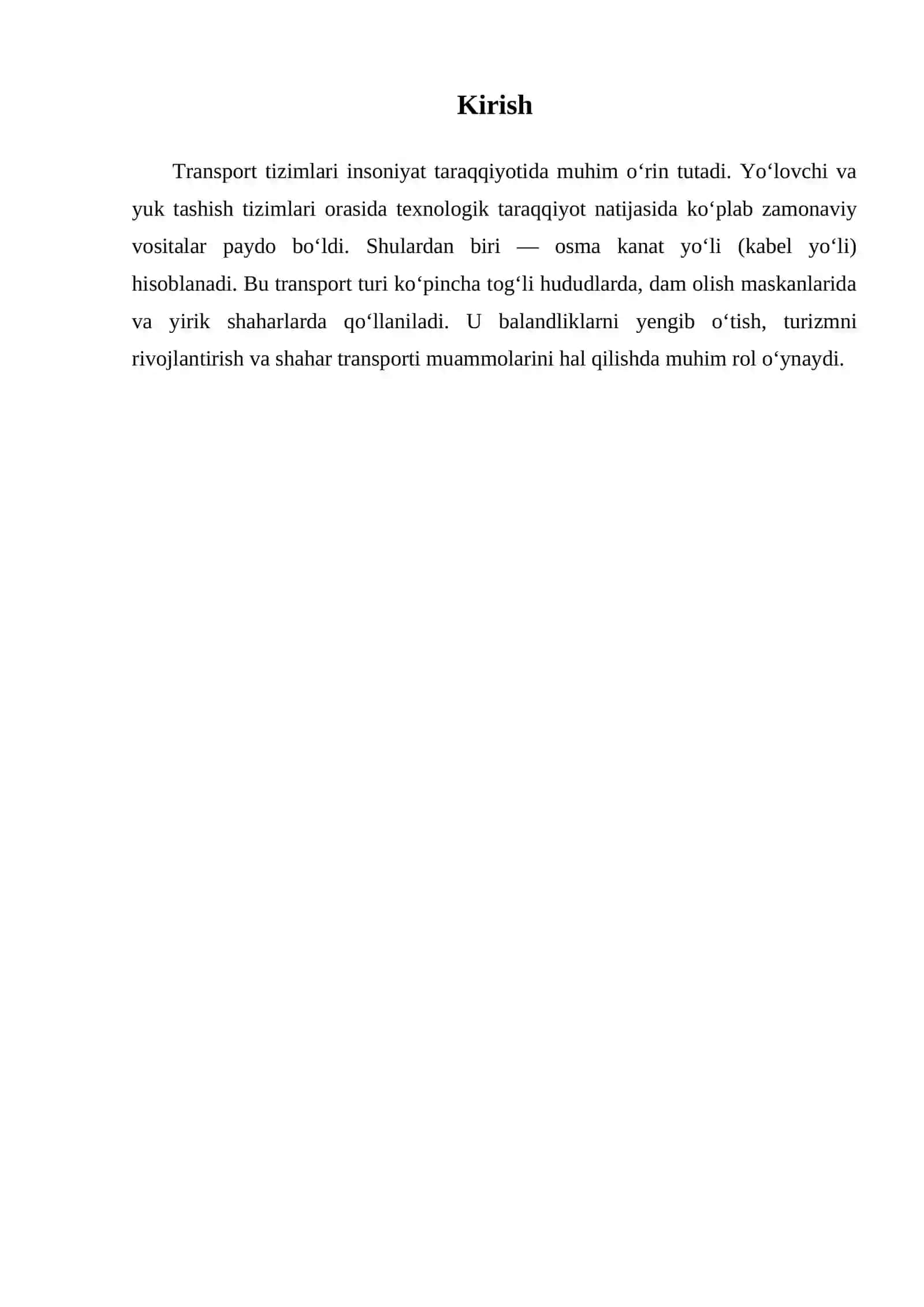 Osma kanat yo‘li transport qurilmalari 2