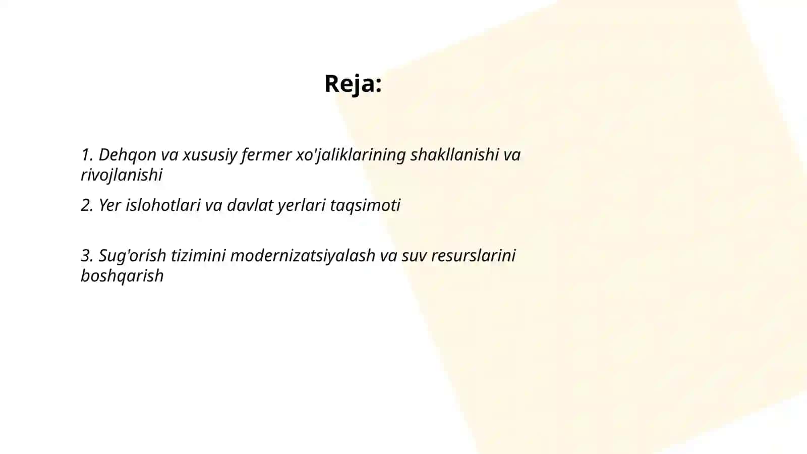 Mustaqillik yillarida qishloq xo'jaligi va sanoat sohasidagi o'zgarishlar 2