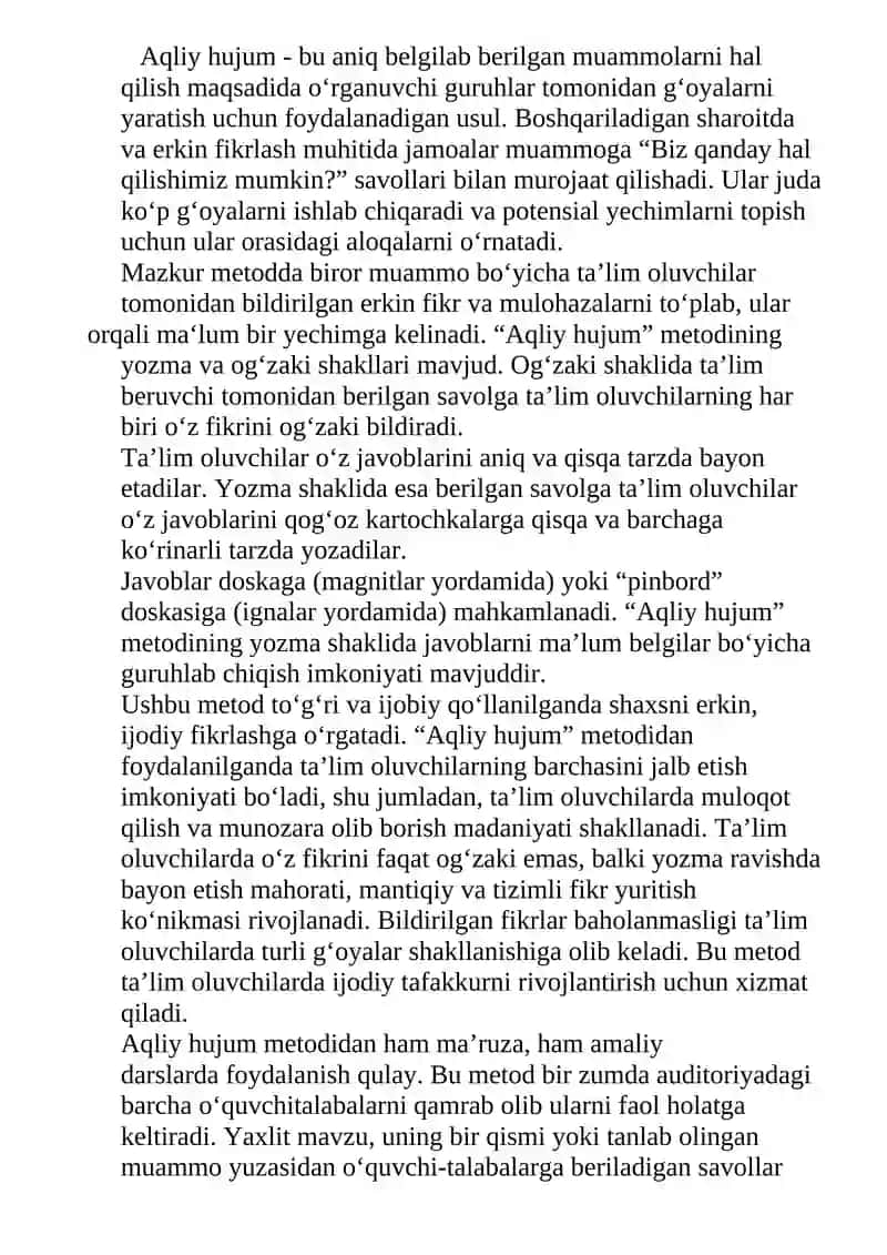 Aqliy hujum 2