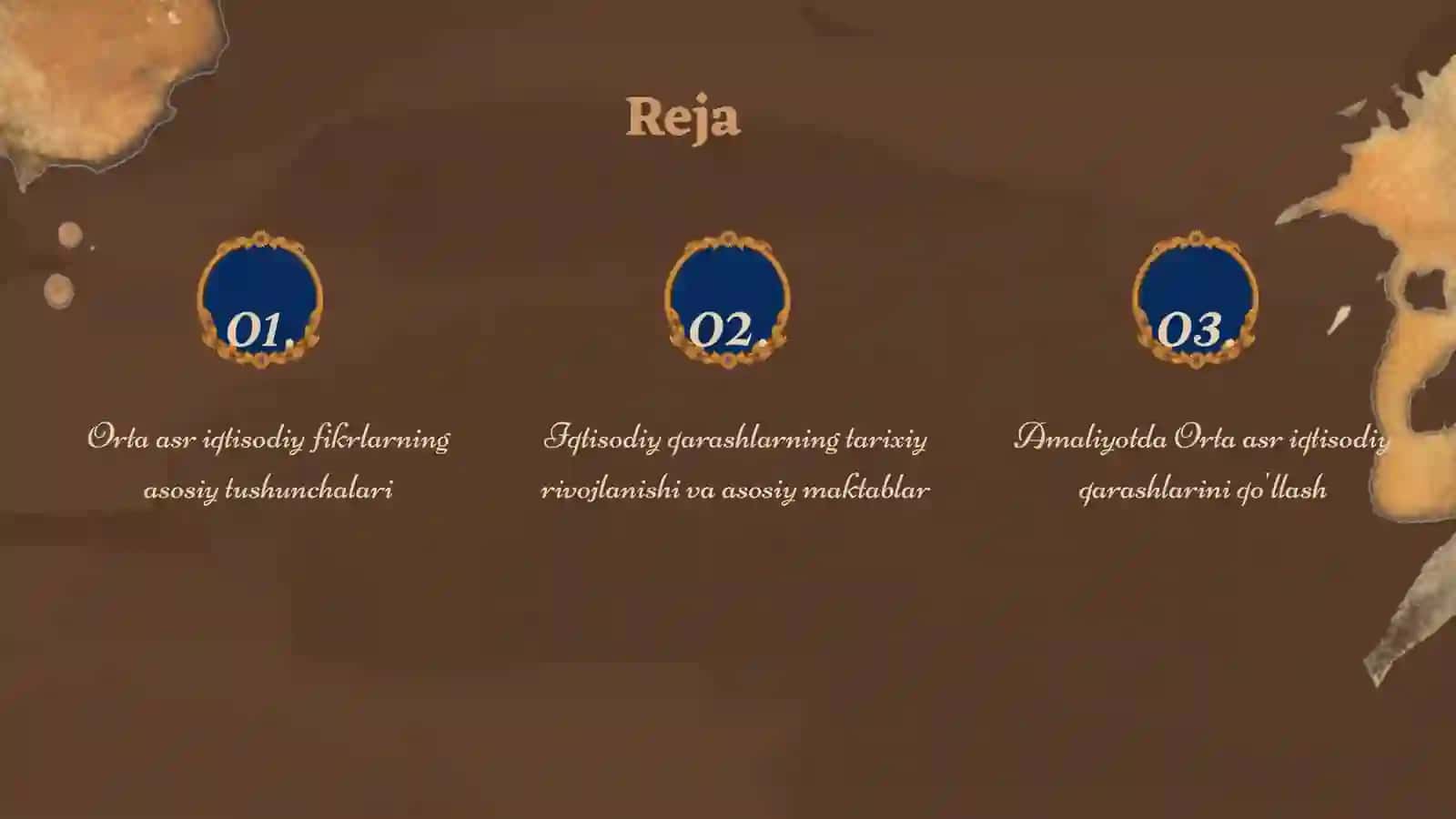 Orta asr iqtisodiy qarashlari 2