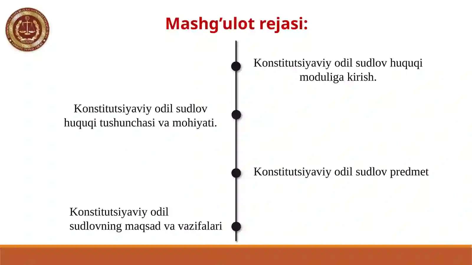 Konstitutsiyaviy sudlov tushunchasi, predmeti, maqsadi va vazifalari 2