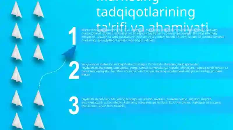 Marketing tadqiqotlarining ta'rifi va ahamiyati 2
