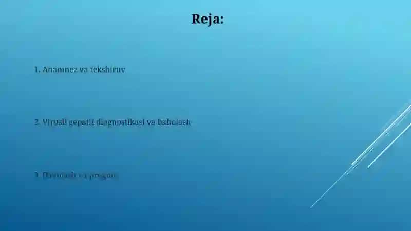 Òtkir virusli gepatitlar bilan kasallangan bemorlarga kasallik tarixi yozish 2