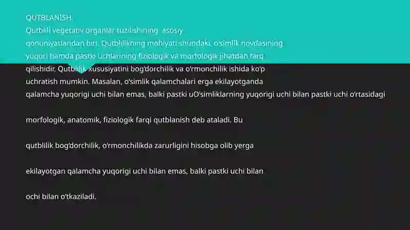 Qutblanish.Yuksak oʻsimliklarning vegetativ organlari: poya, kurtakning tuzilishi va oʻsish nuqtasi.Joylashishi boʻyicha kurtak turlari:uchki,yon, qoʻshimcha kurtaklar. Vegetativ va aralash kurtaklar. Gʻuncha. 2