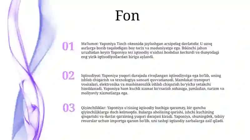 Yaponiya Mamlakati Iqtisodiyoti 2