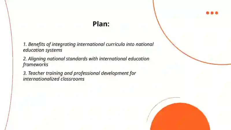 Integrating international teaching system in education 2