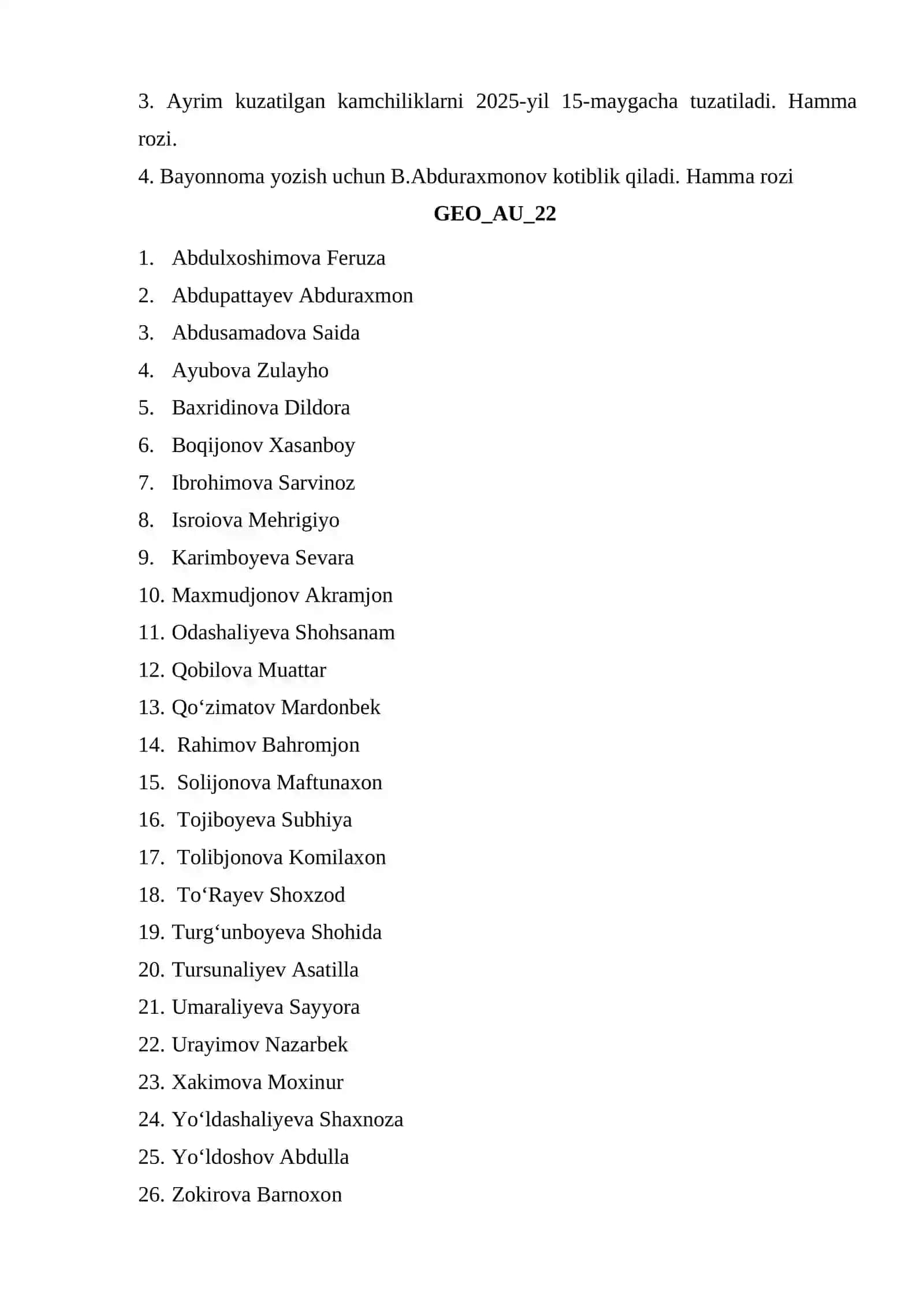 Geografiya va Tabiiy fan o’itish metodikasi kurs ishlari 2