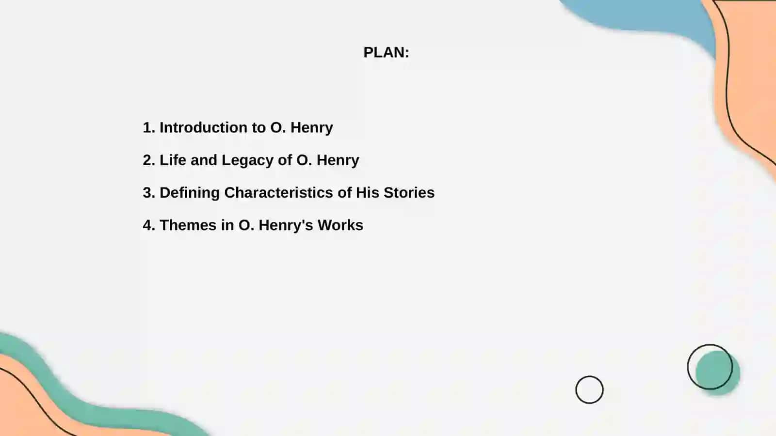 O.Henry.” Short stories” 2
