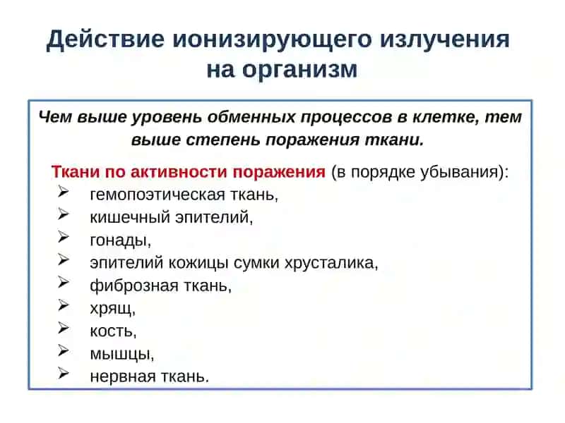 Воздействие ионизируещего излучения на клетку 2