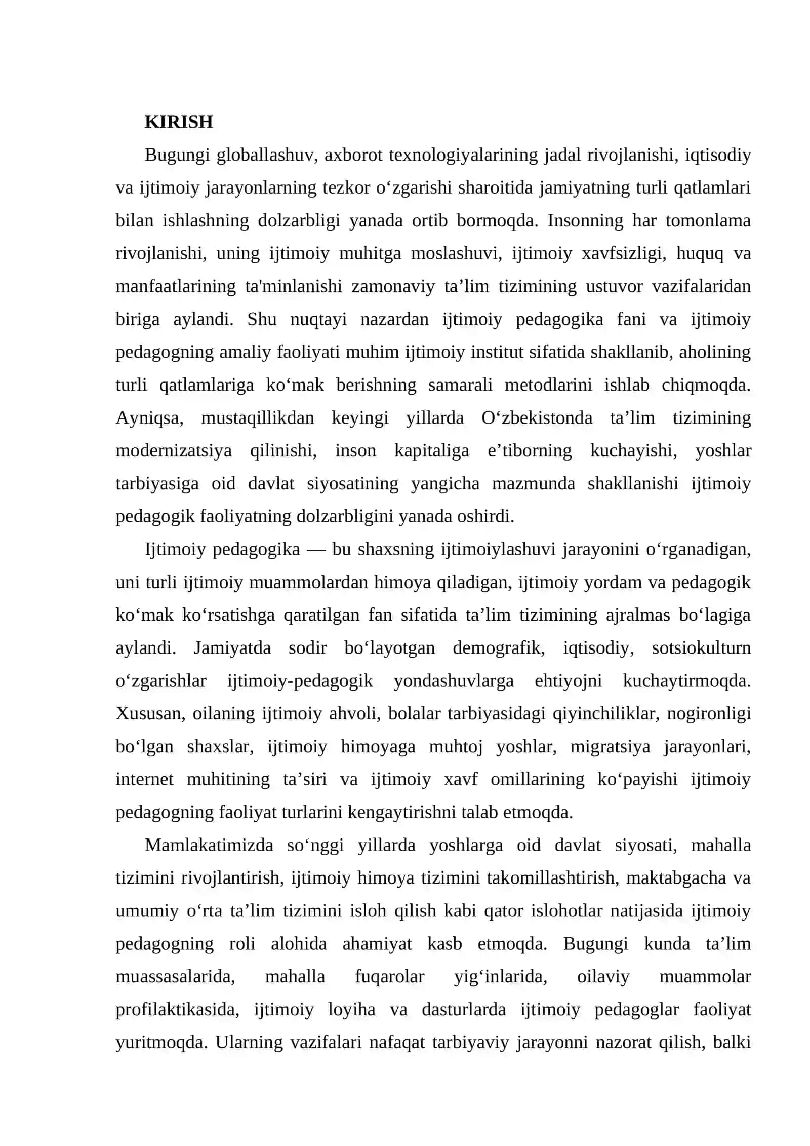 Ijtimoiy pedagogik faoliyatning asosiy yoʻnalishlari 2